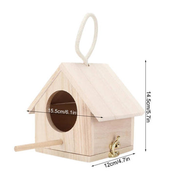 Maison d'oiseau en bois